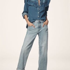 Anthropologie Pilcro Women's Light Denim boyfriend Jeans